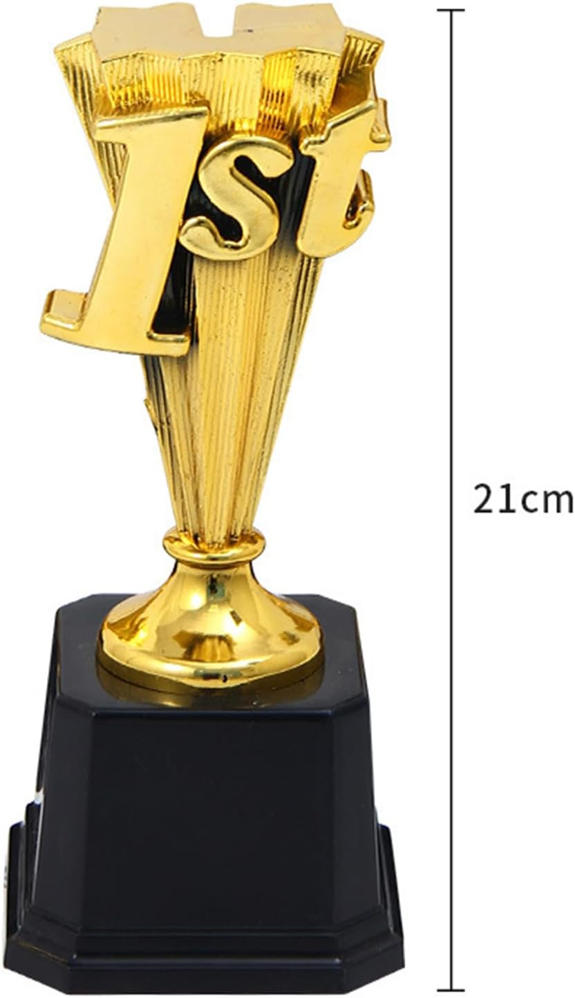 1St Place Trophy Award for Sports Tournaments, Funny Gold Trophies for Adults, Competitions, Achievements (8 In) image number 1