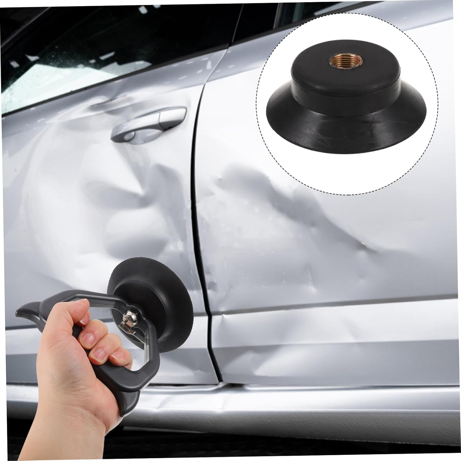 ERINGOGO Automotive Dents Repair Kit Car Dents Removal Suction Cup Pneumatic Puller Tool image number 2