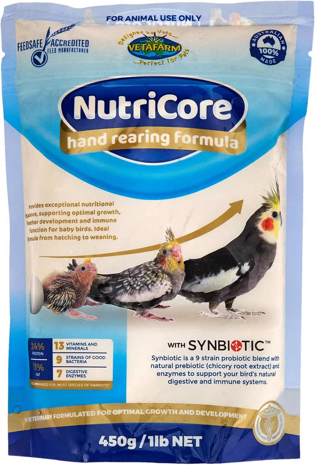Vetafarm Nutricore Hand Rearing 450G image number 2