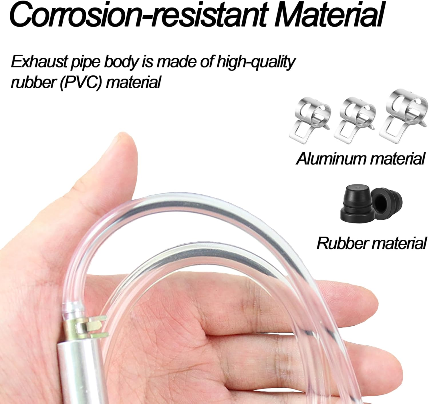 Bestek Brake Bleeding Kit,Motorcycle Brake Bleeder Hose,Aluminum Body One Way Check Valve Tube Bleeding Tool for Car Motorcycle Clutch image number 6