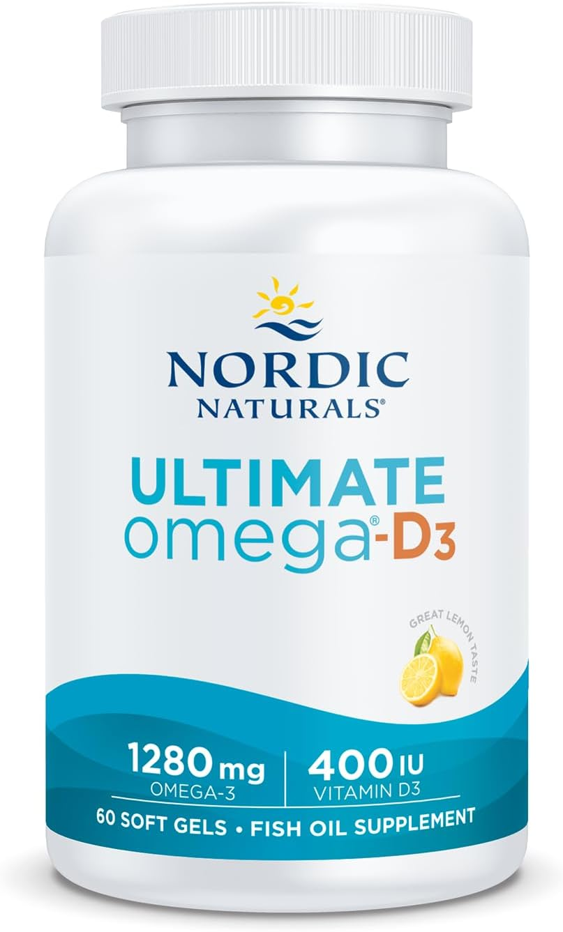 Nordic Naturals Ultimate Omega D3 60 Softgels image number 1