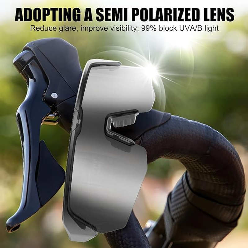 Bluetooth Smart Sunglasses,Bluetooth Cycling Headset,One-Click Response,Uv Protection,Voice Navigation,Suitable for Outdoor Mountaineering,Cycling and Running image number 2