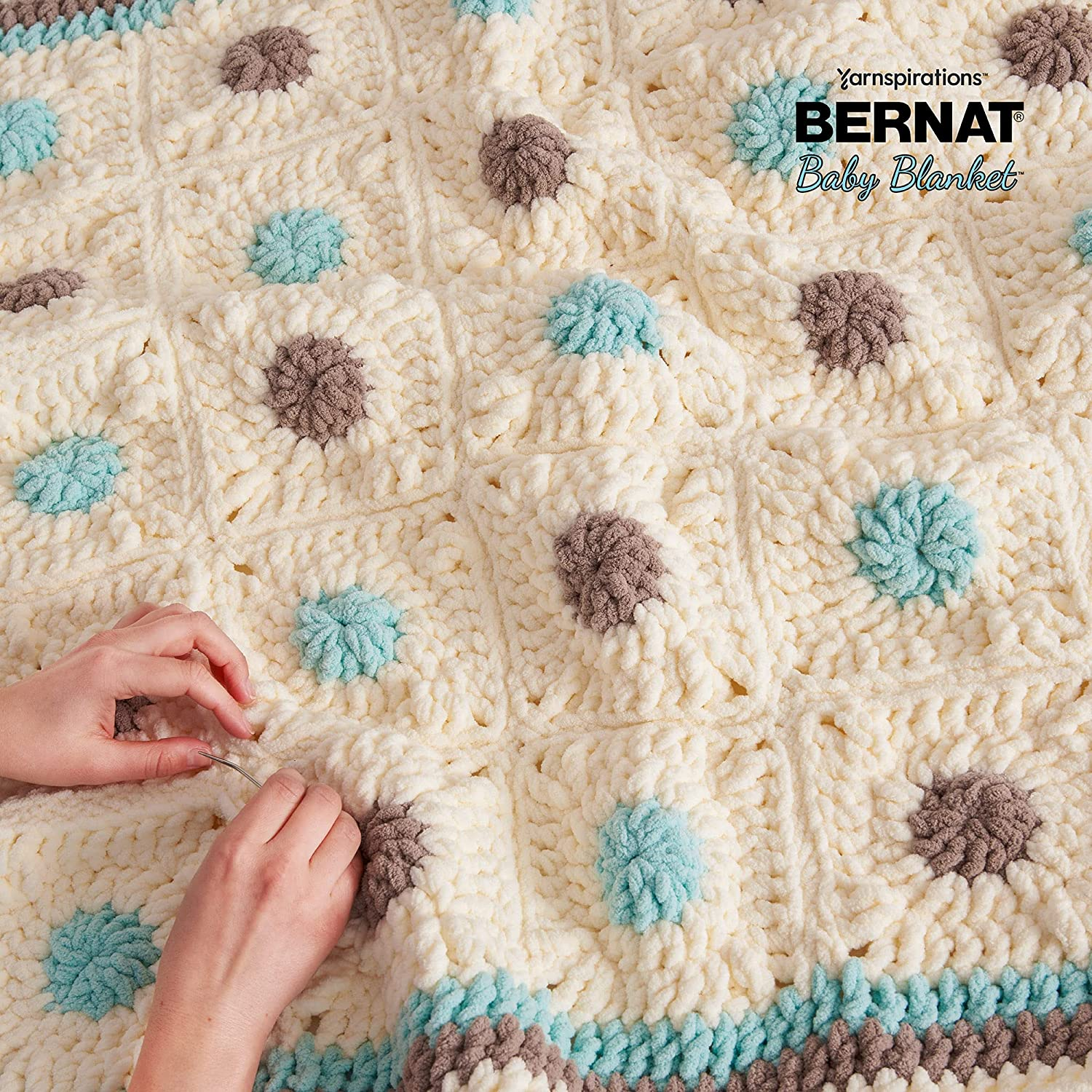 Bernat Baby Blanket, Polyester, Buttercup, 300G