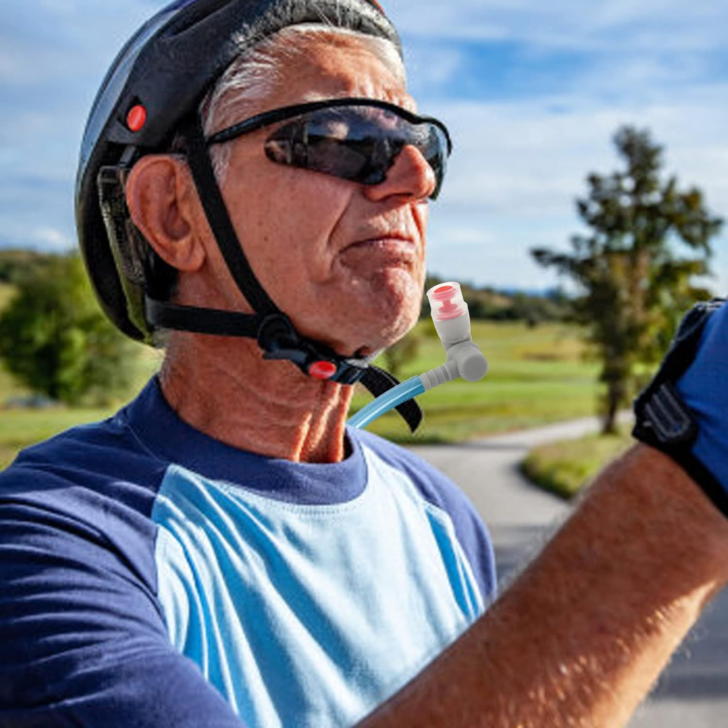 2 Pack Hydration Bags Bite Valve Mouthpiece Replacement for Cross Country Bladder Bag 90 Degree for Quick Acces & Easy Drinking Universal for Any Hydration Pack System image number 5