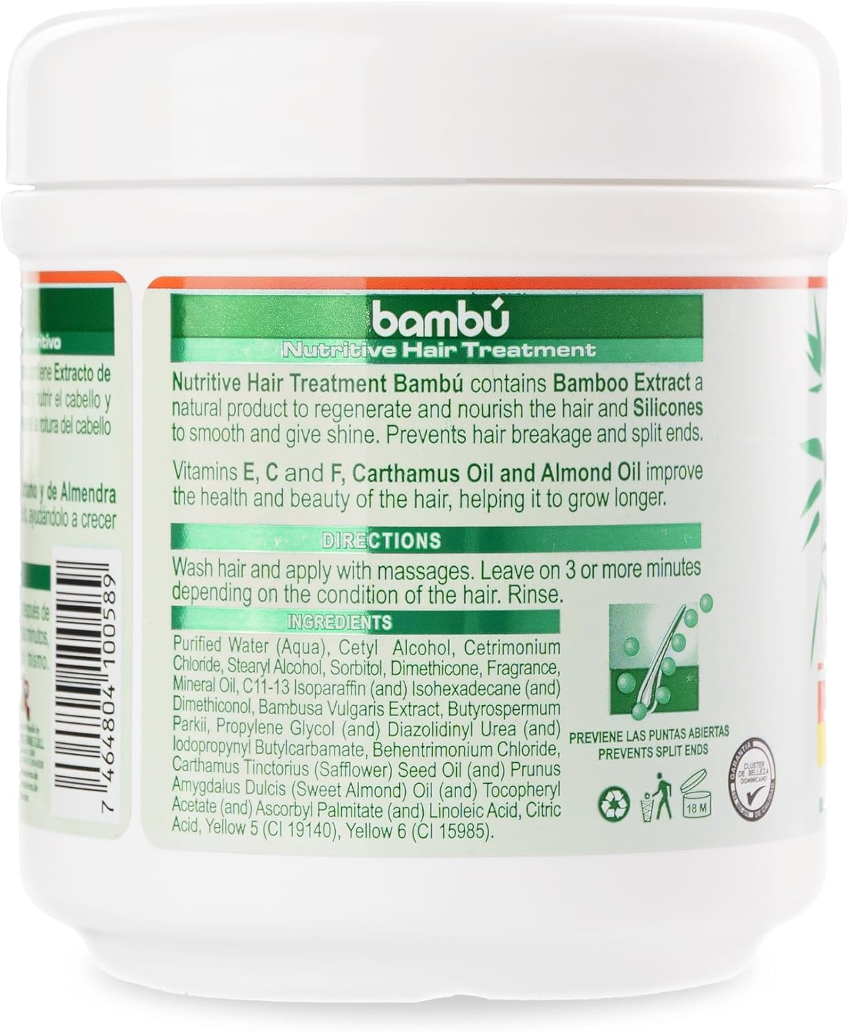 Silicon Mix Bambu Bamboo Nutritive Hair Treatment 16 Ounce image number 1