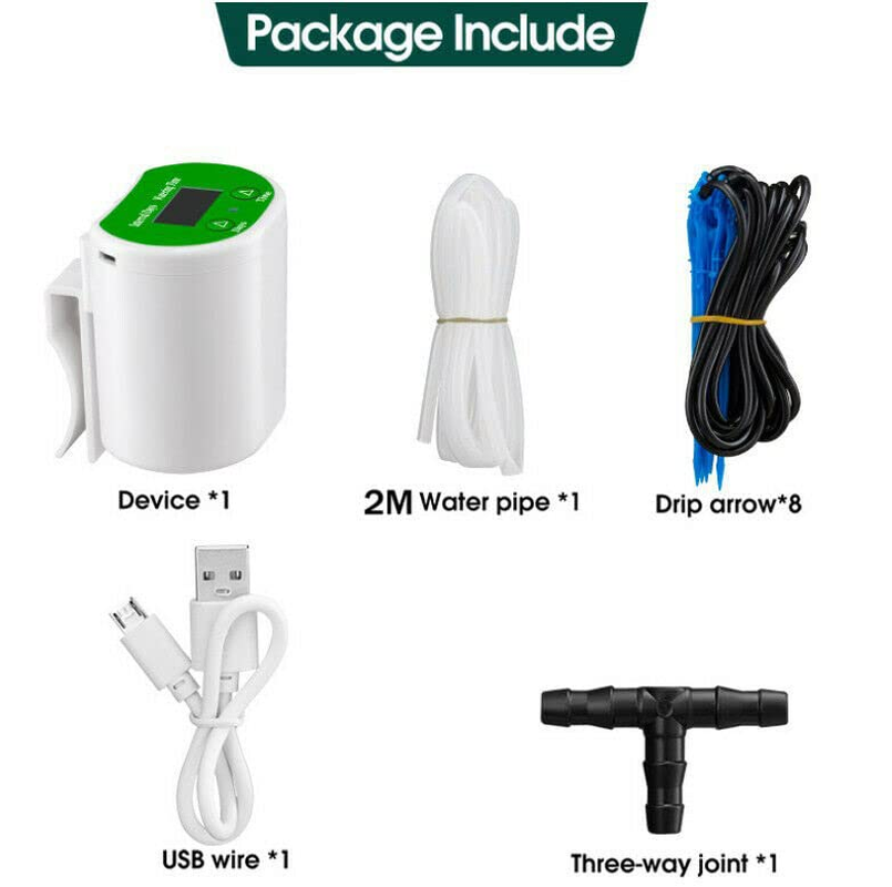 Drip Irrigation Pump Automatic Watering Timer Plant Timer Garden Water System Kits