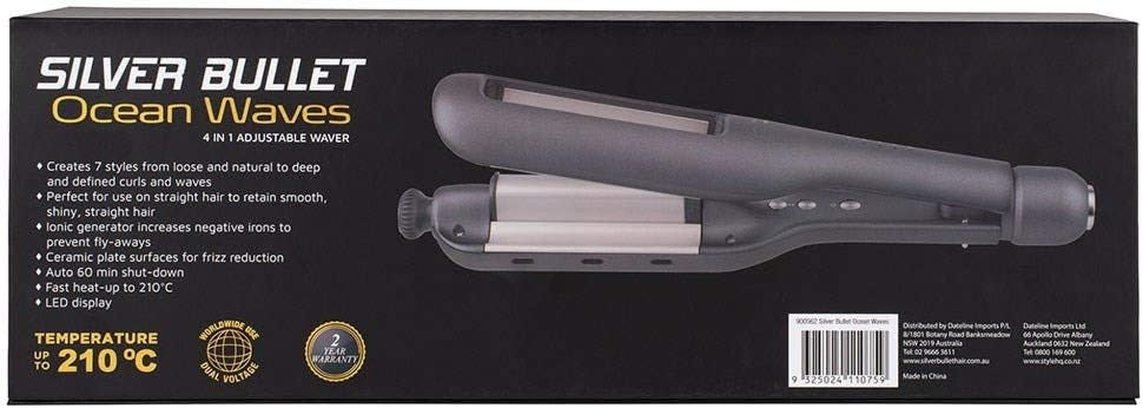Silver Bullet Ocean Waves 4 in 1 Adjustable Waver image number 1