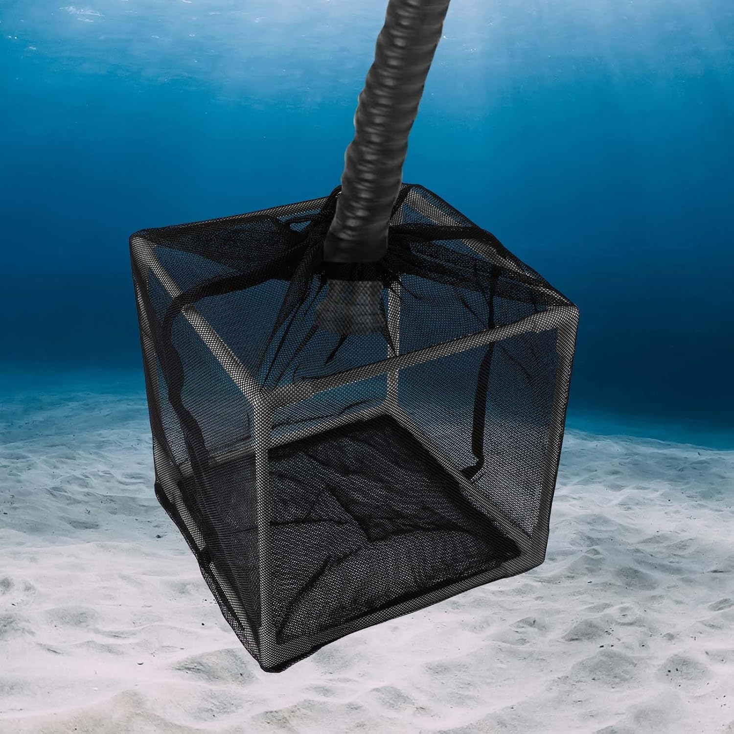 2Pcs Pond Filter Bag, 10 Inch Pump Barrier Bag Mesh Water Pump Cover anti Clogging Pond Filter Cube Media Box Basket for Outdoor Water Fish Ponds Waterfalls image number 6