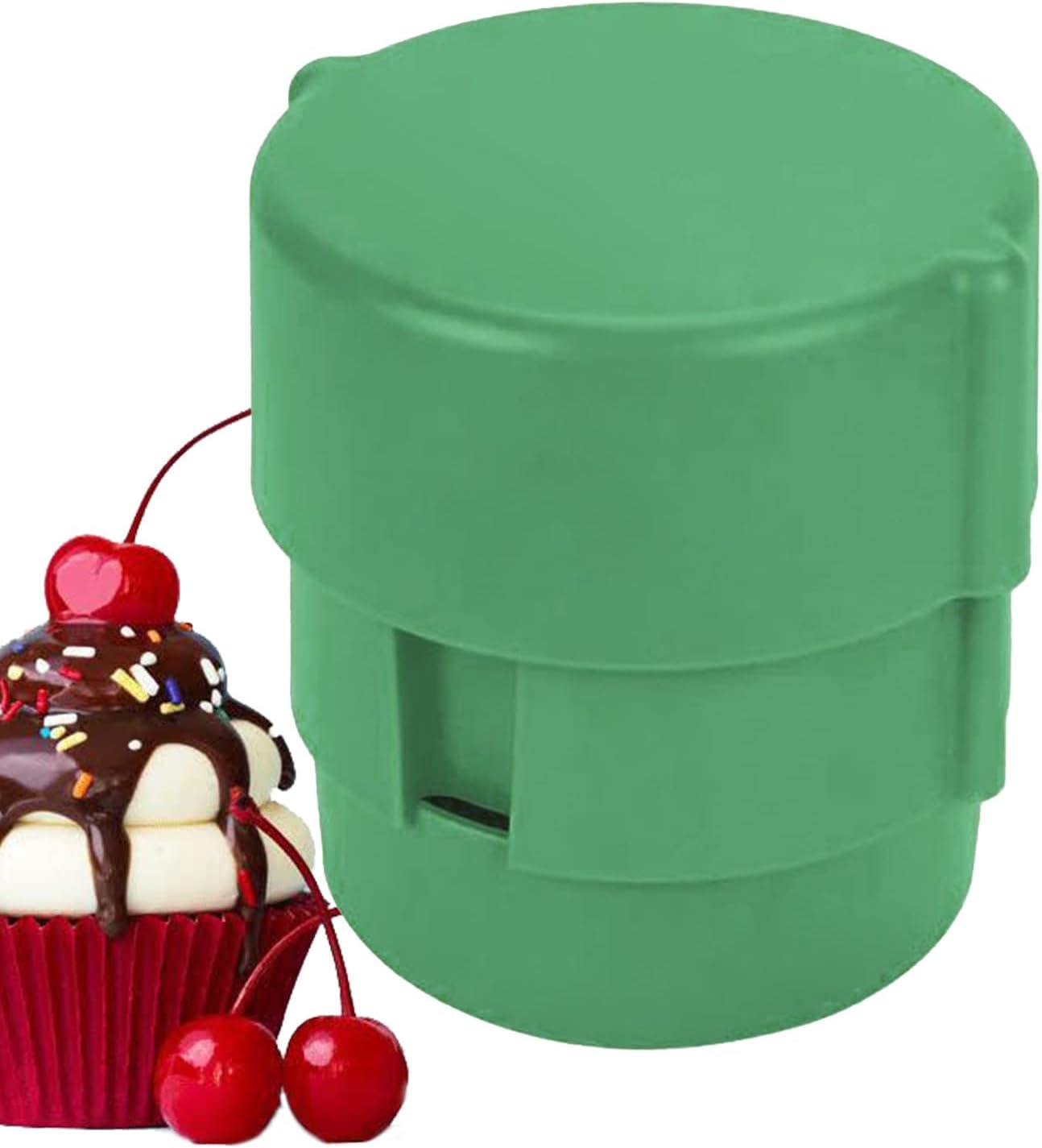 Cherry Pitter Tool,Multi Cherries Corer - Hand-Held Push Design Corer Kitchen Gadgets for Fruit Making Jam Jujube Grape Indoor Camping Picnic image number 1