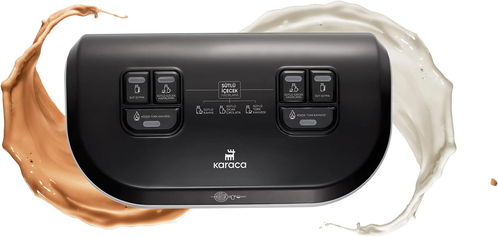 Karaca Hatır H&uuml;ps Duet Turkish Coffee Machine, Silver 1400 W Fully Automatic Coffee Maker, Turkish Coffee Machine, Simple Coffee Traditional Coffee Maker image number 4