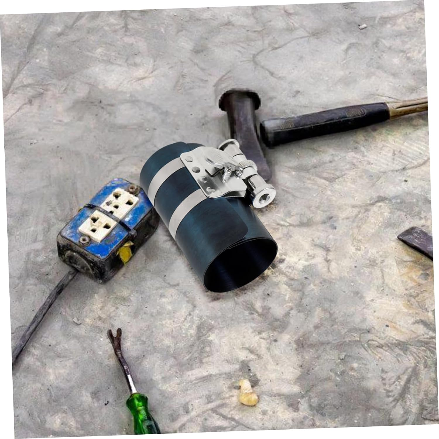 ELAYARD Automotive Tool Piston Ring Installation Kit Steel Piston Ring Compressor Easy Operation image number 3