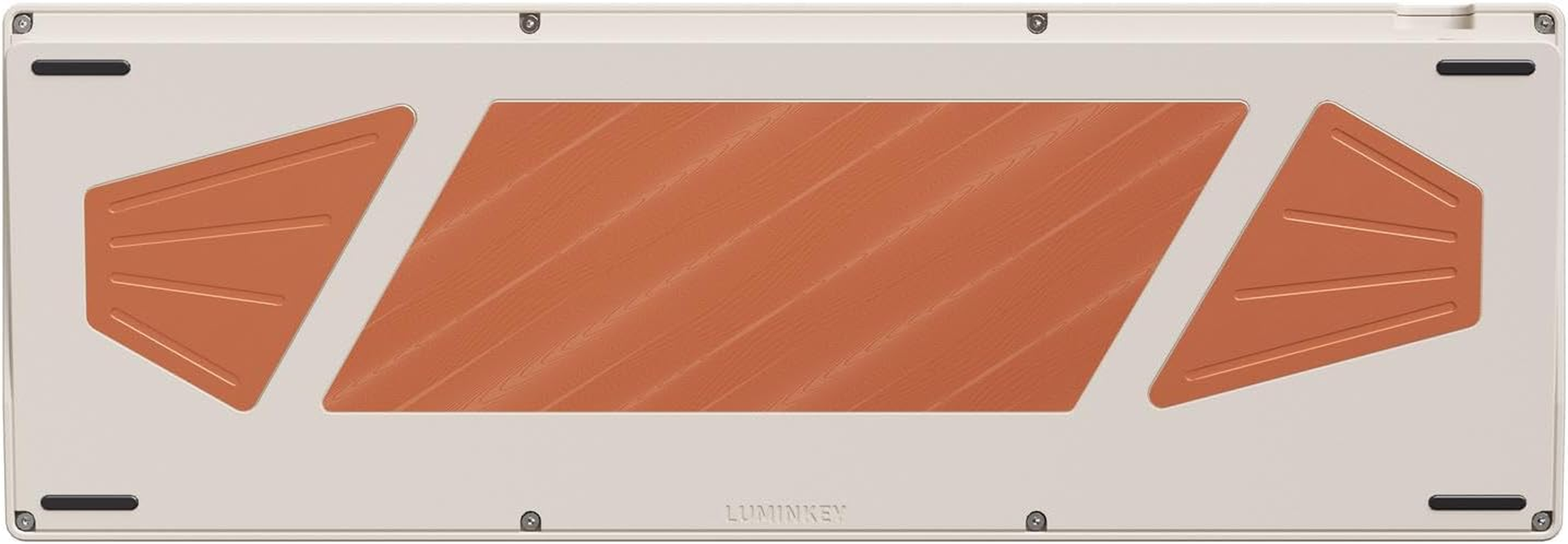 LUMINKEY Magger 68 HE Magnetic Switch Keyboard Professional, 68-Key Layout, 8000Hz Polling Rate, Black/Champaign Gold/Milky White (Milky White) image number 3