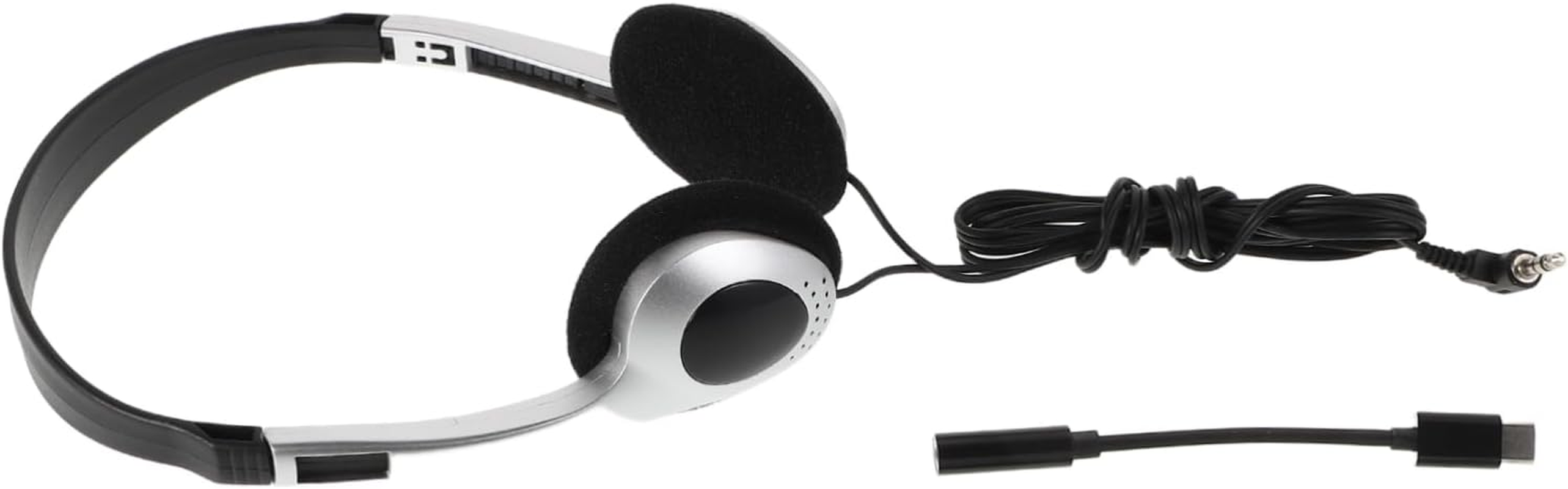 DOITOOL Retro Wired Headphones for Students and Comfortable Fit for Classroom and Library Use Compatible with Computers Phones and Tablets Sound and Convenient Inline Controls Durable image number 4