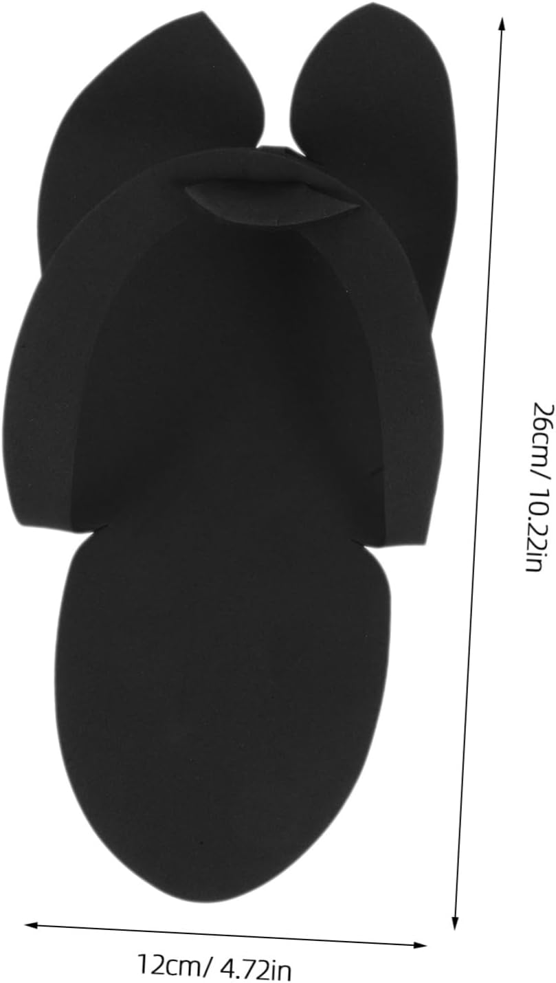 CALLARON 48Pairs Disposable Spa Slippers Eva Pedicure Sandals for Hotels and Salons Comfortable for Men and Women Random Colors Guest Footwear image number 2