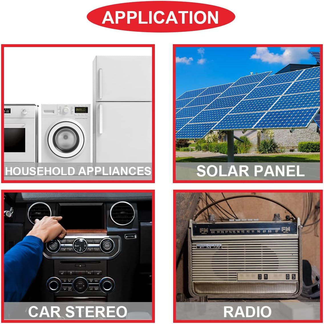8Pcs Panel Mount Fuse Holder DC 12V AV250V Screw Cap Fuse Holder 5X20Mm with Pre-Soldering Wire and Fast Blow Glass Tube Fuse 10A X 8, 15A X 8 image number 6