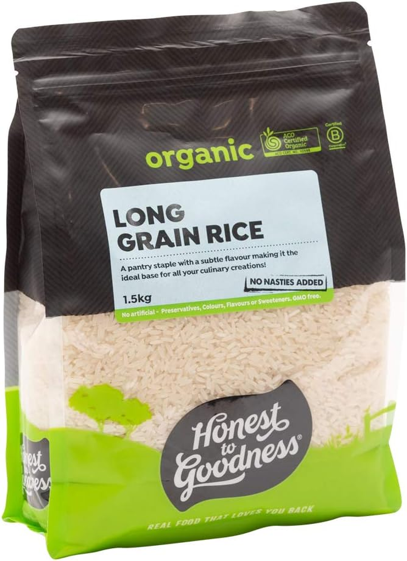 Honest to Goodness Organic White Long Grain Rice 1.5 Kg image number 2