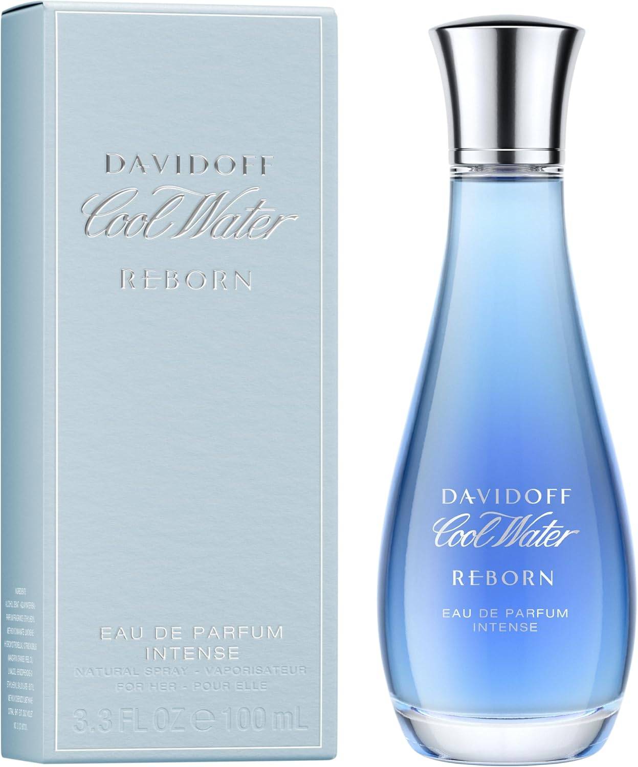 DAVIDOFF COOL WATER REBORN EDP INTENSE (L) 100ML image number 6