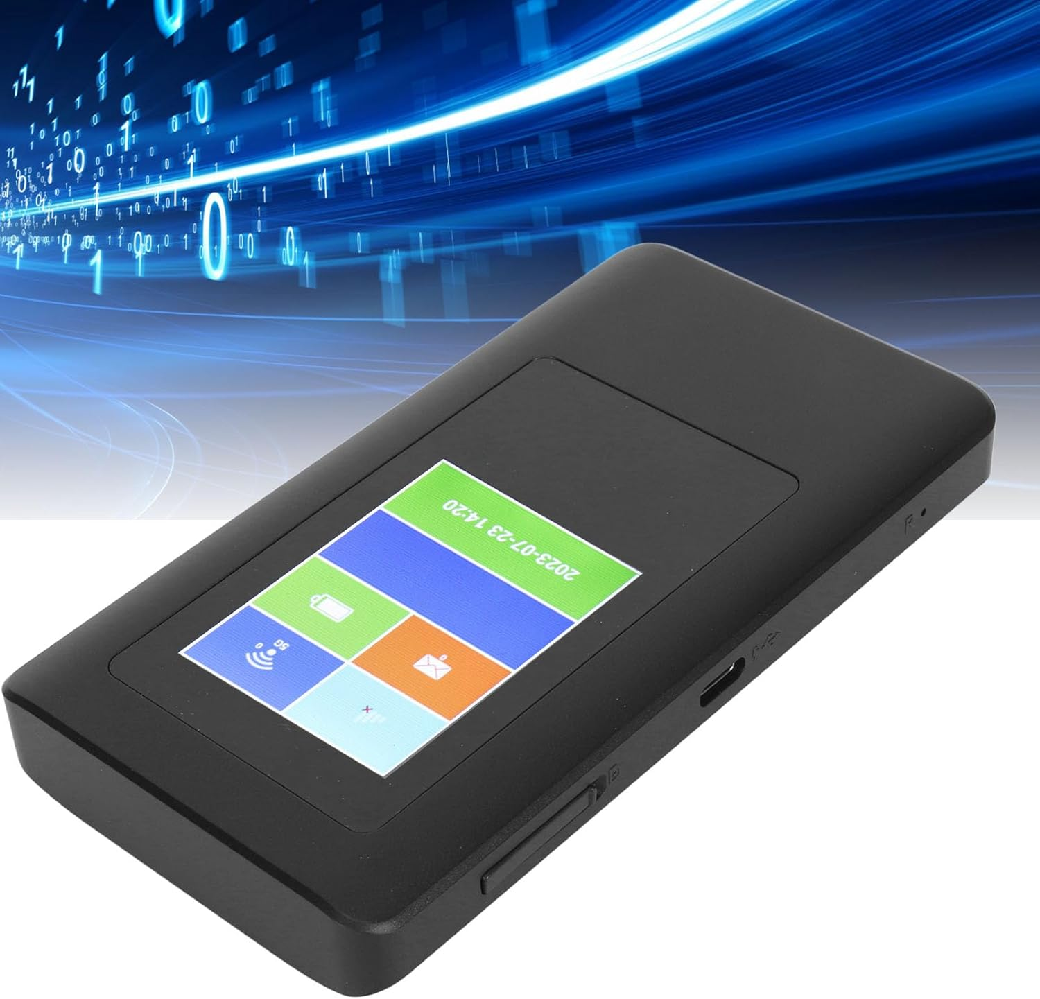 Australia 5G Mobile Wifi Router, Dual Band 2.4G 5.8G Support 16 Users Portable Travel Hotspot Wifi Device, Portable Wifi Router with Nano SIM Card Slot, 4000Mah Battery, MTK MT6833