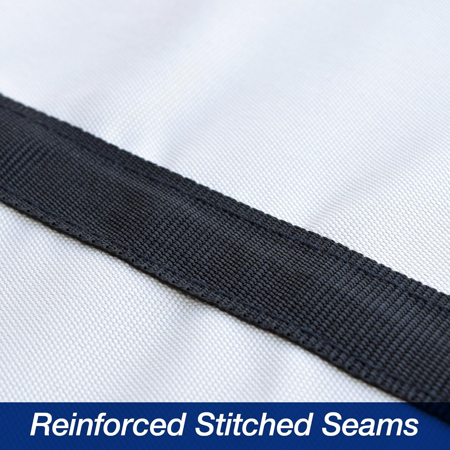 Budge B-621-X7 600 Denier Hard/T-Top Boat Cover Gray 22'-24' Long (Beam Width up to 106") Waterproof, UV Resistant image number 6