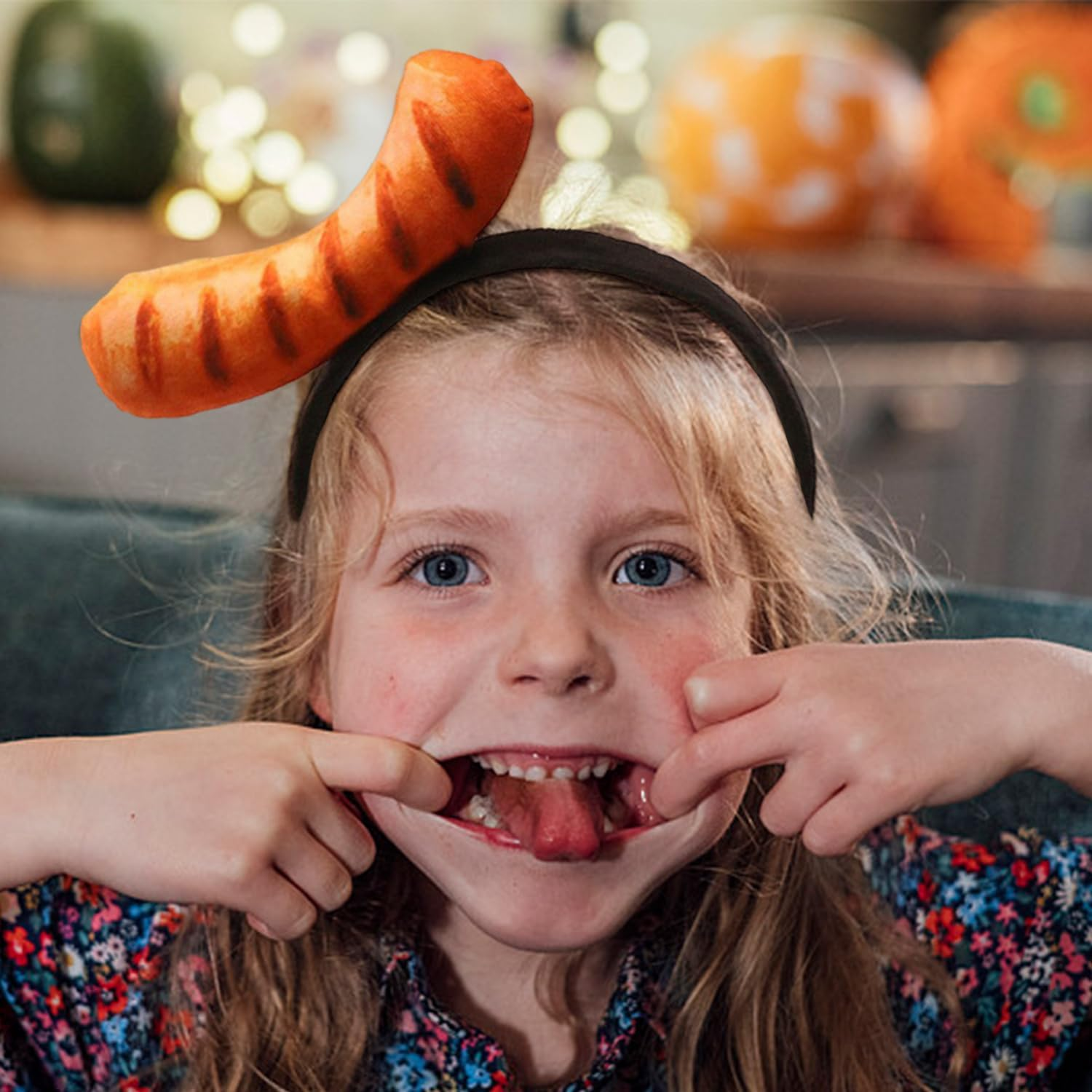 2 Pieces Hot Dog Headbands, Funny Simulated Headbands, Funny Food Headbands, Party Clothing Accessories. image number 3