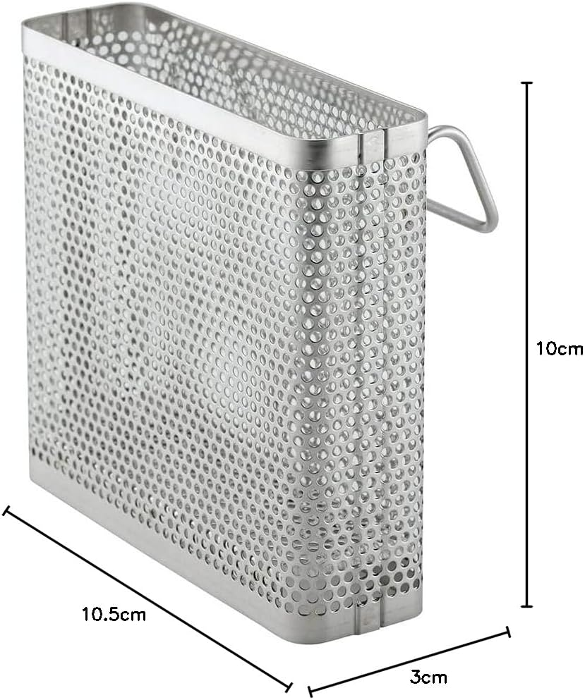 Shimomura Planning 40415 Slim Chopsticks Stand with Depth Only 1.2 Inches (3 Cm), for Dish Drying Racks, Made in Japan, Thin, Easy Installation, Compact Size, Small Items, Spoon, Fork, Cutlery Pocket, - Depth Only 1.2 Inches (3 image number 4
