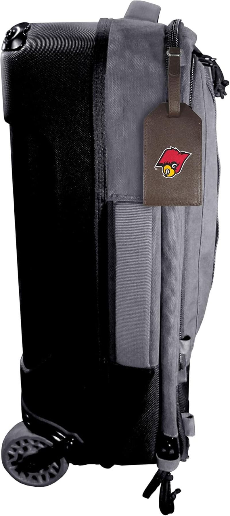 Siskiyou Louisville Cardinals Leather Luggage Strap, One Size, Team Colors image number 3