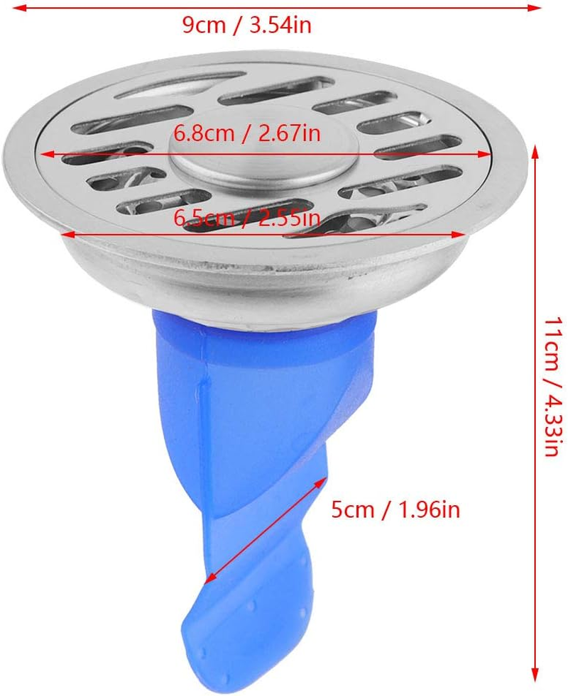 Floor Drain Stainless Steel Bathroom Floor Drain round Waste Drainer Drainage Grate (#01) image number 3