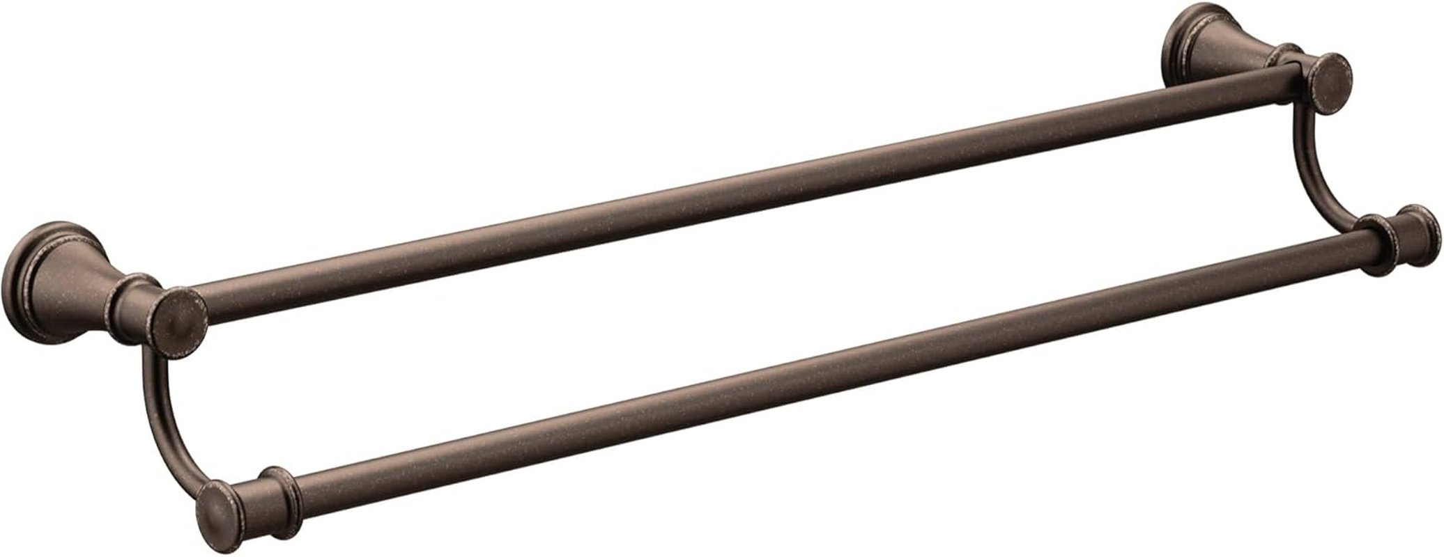 Moen YB6422NL Belfield 24-Inch Bathroom Double -Towel Bar, Polished Nickel