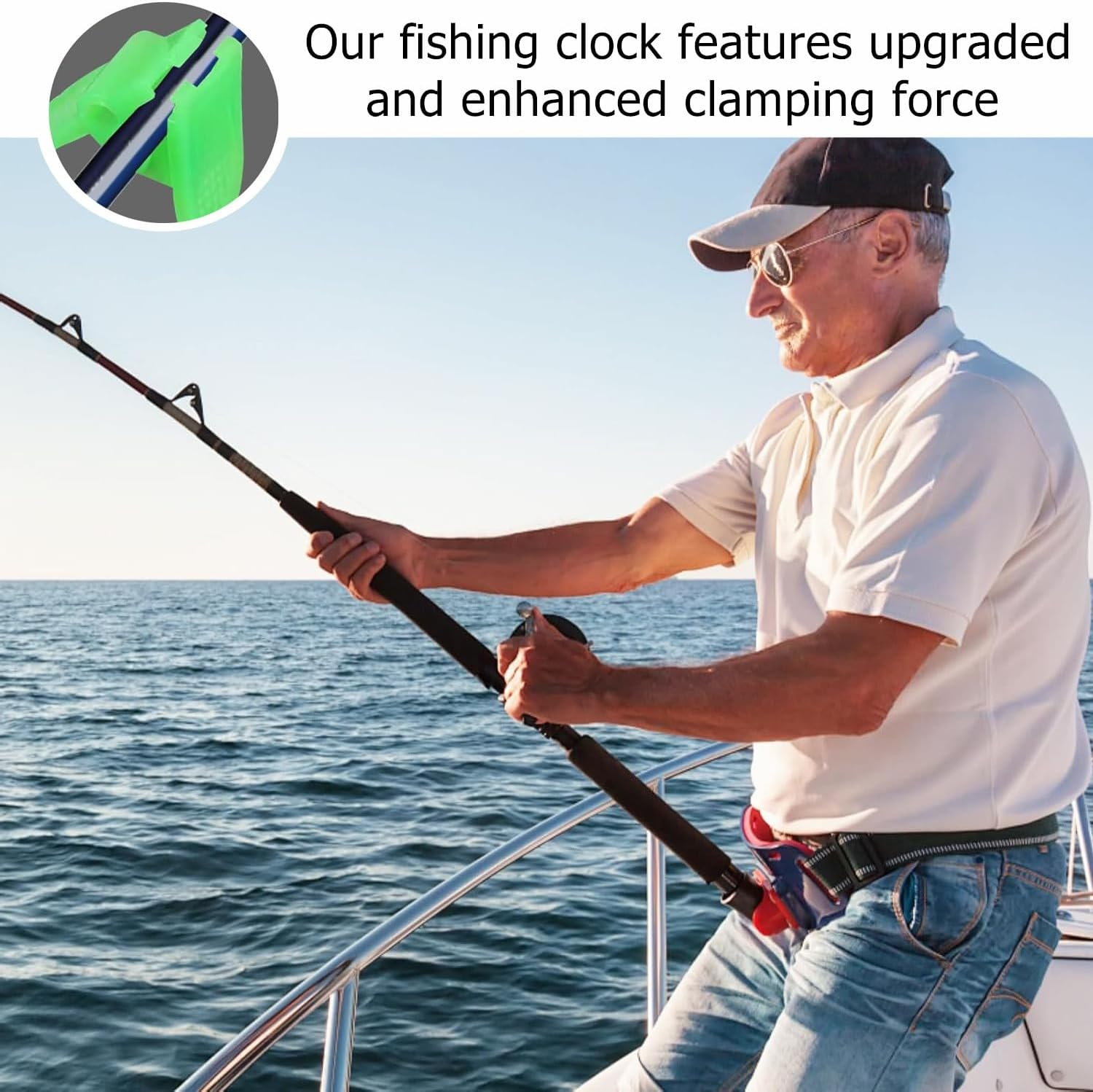 Kastetards 30 Pcs Fishing Bell Alarm Devices, Fishing Bells,Bait Alarm Bells, Fishing Bell Clip Fishing Rod Alarm Devices, Dual Alarm Clip with Super Loud Volume, Fishing Rod Alarm Bells (Green) image number 6