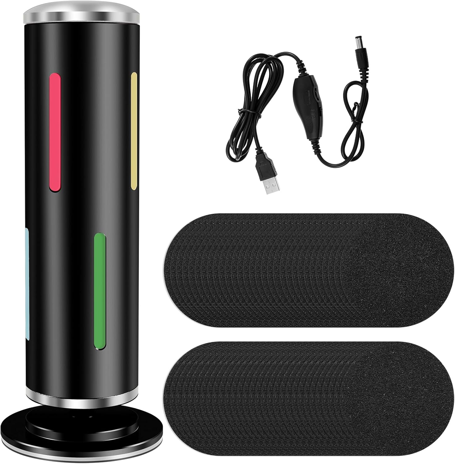 Electric Foot Callus Remover with 60 Pcs Sanding Discs,Professional Electric Foot File Callus Remover,Adjustable Speed,Professional Pedi Feet Care Perfect for Dead,Hard Cracked Dry Skin (Black)