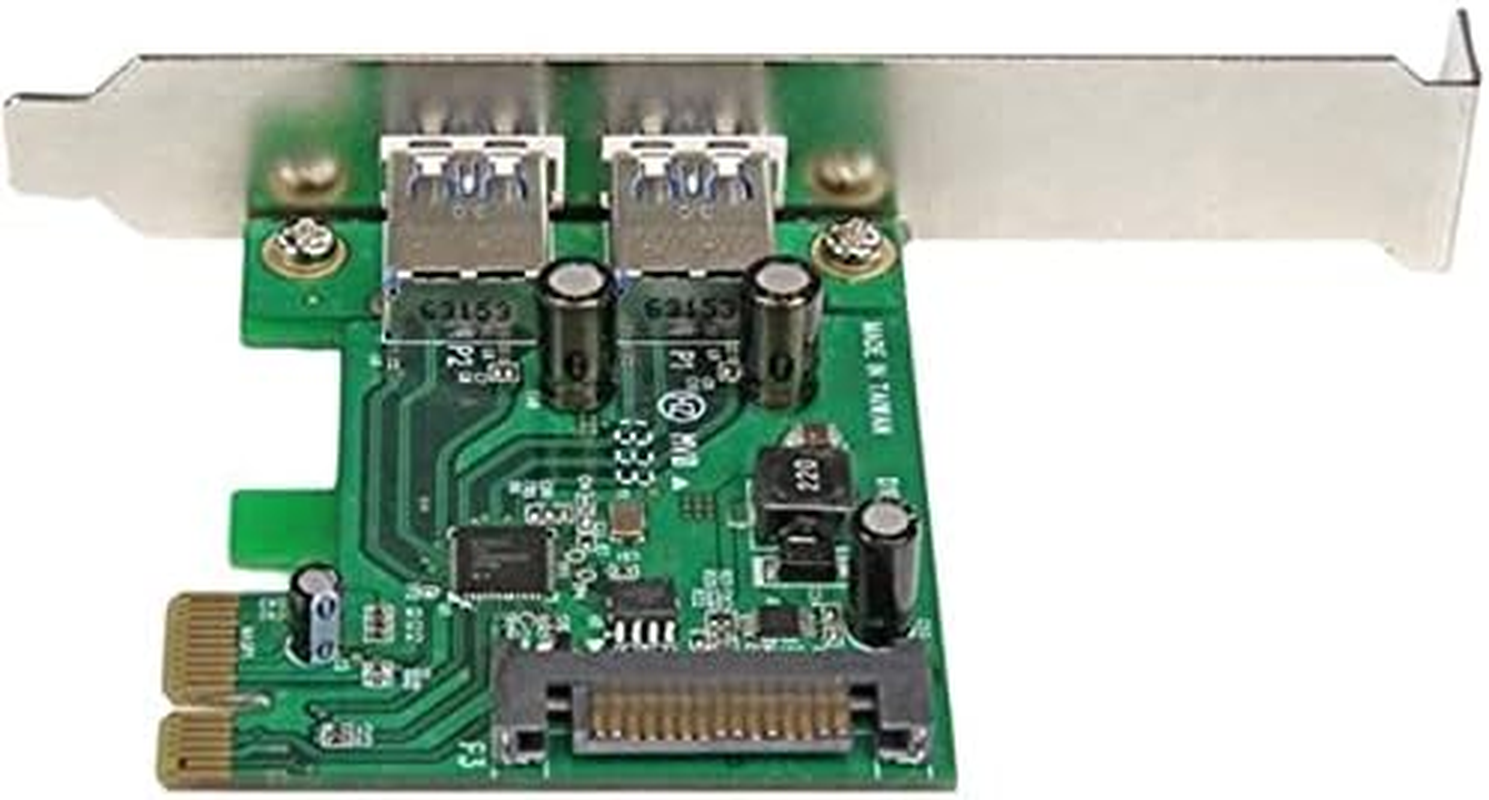 Startech.Com 2 Port PCI Express Superspeed USB 3.0 Card Adapter with UASP - SATA PEXUSB3S24 image number 1