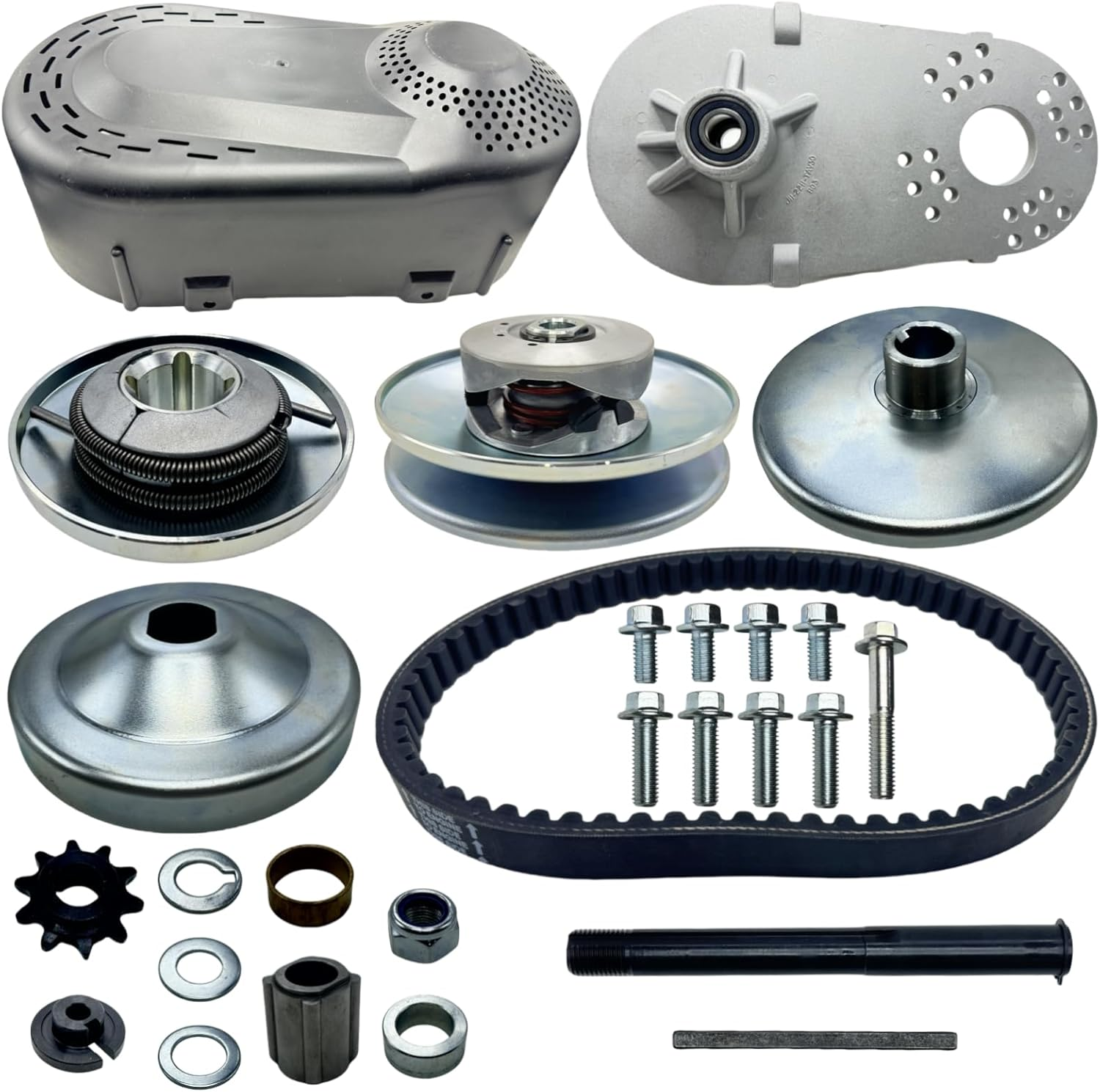 212CC Torque Converter 30 Series 6.5 HP 3/4" Go Kart Mini Bike Clutch 10T #40/41/420 Chain Predator Driver Pulley for Manco Comet TAV2 Go Kart Clutch image number 3