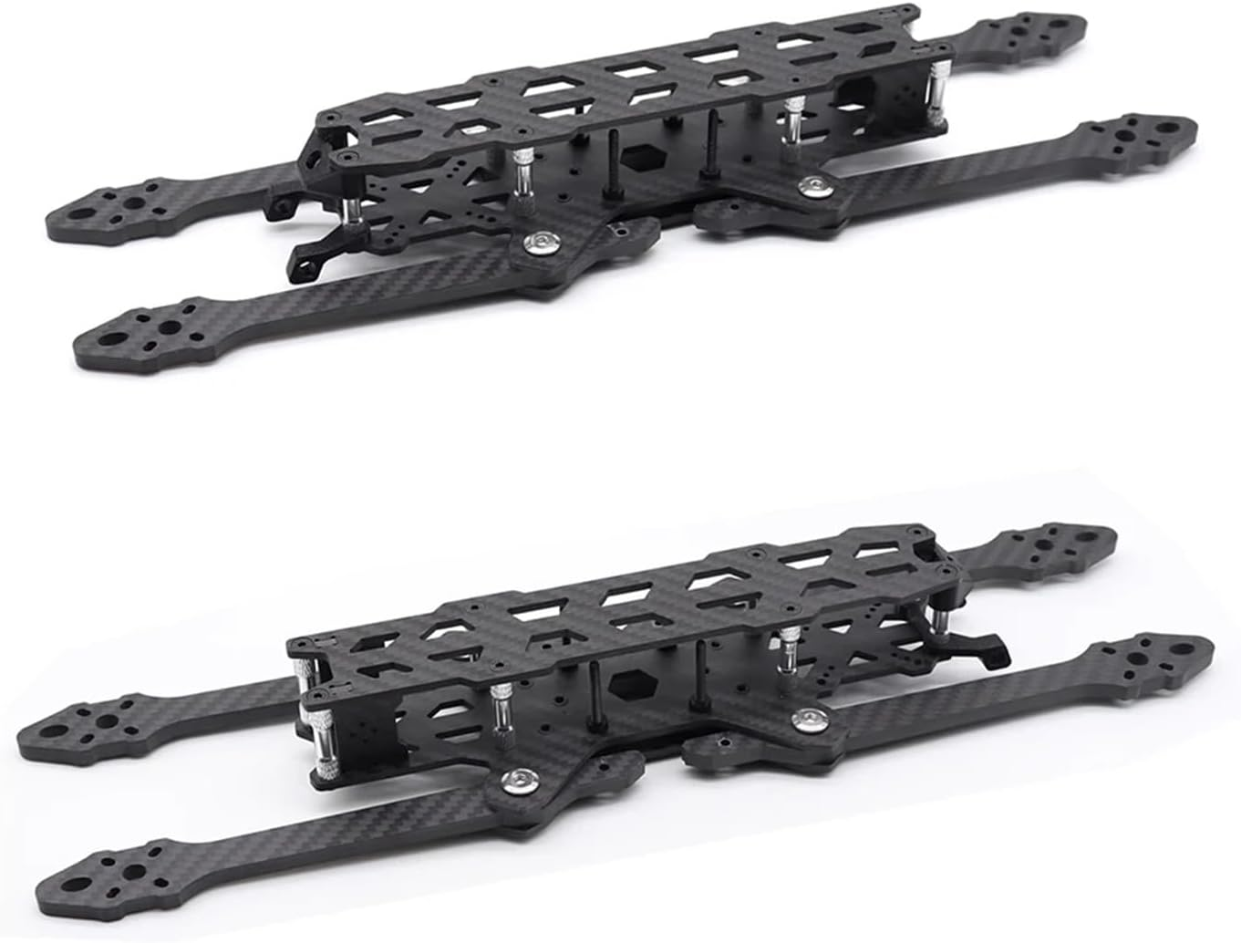 LX-7 Folding 314Mm Rack 5Mm Arm Thickness Carbon Fiber RC Plane Frame for 7Inch Propeller for DIY FPV Racing Quadcopter image number 1