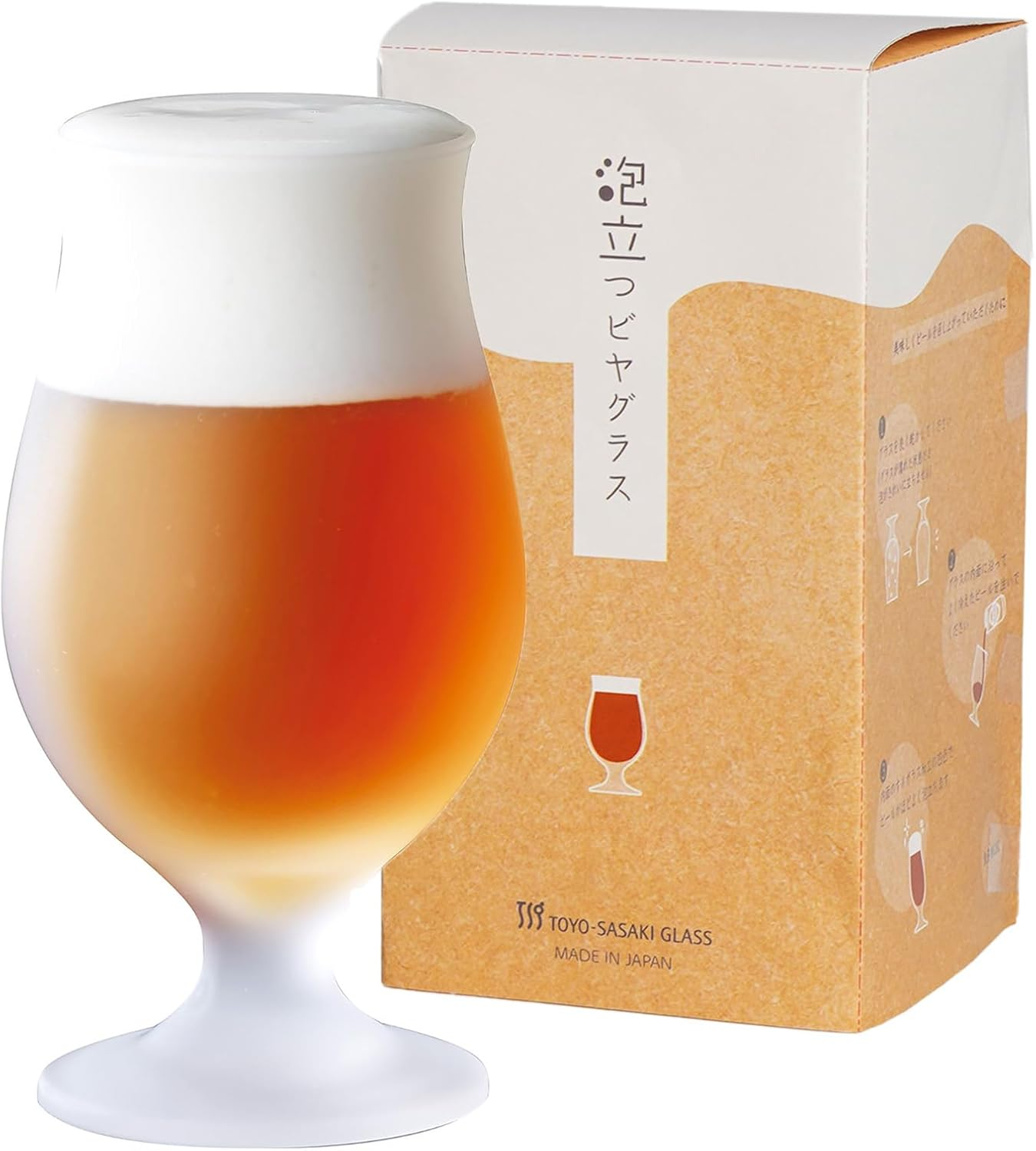 Toyo Sasaki Glass Beer Glass, Frothing Beer Glass, Tumbler, 12.2 Fl Oz (360 Ml), Made in Japan, Dishwasher Safe, Glass Cup, Cup, Gift, Present, Respect for the Aged Day, Father'S Day, Mother'S Day,