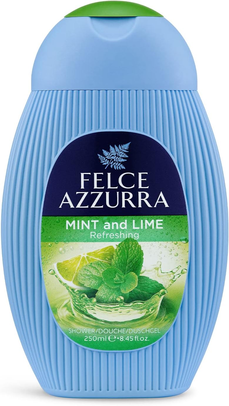 Felce Azzurra Docciagel Mint and Lime &ndash; 6 Packs of 250 Ml &ndash; Total: 1500 Ml