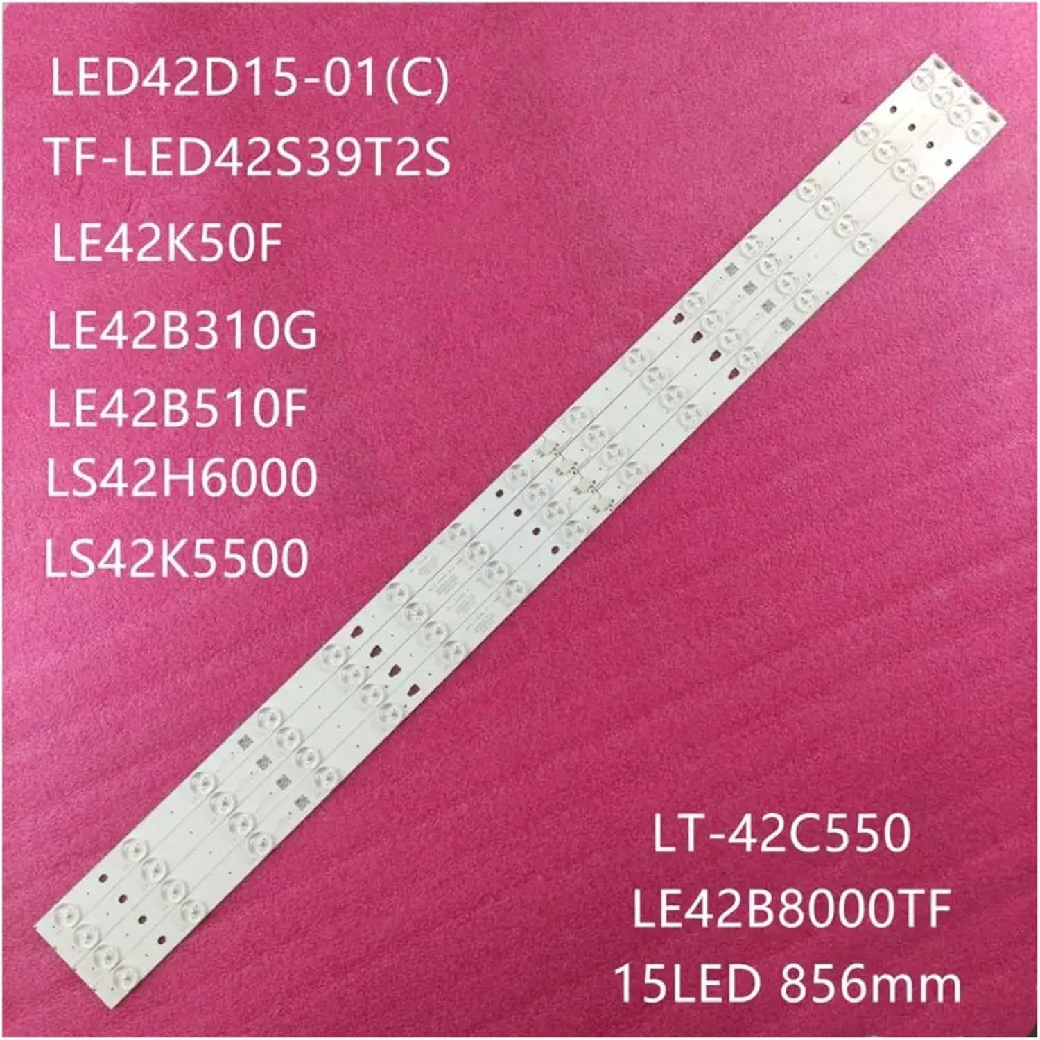 LED Backlight Strip for T.-Elefunken TV LE42K5500TF TF-LED42S37T2 TF-LED42S39T2S MTV-4231LTA2 42F1633DG B.-LUE-43D3503V1W15C1B8541 image number 5