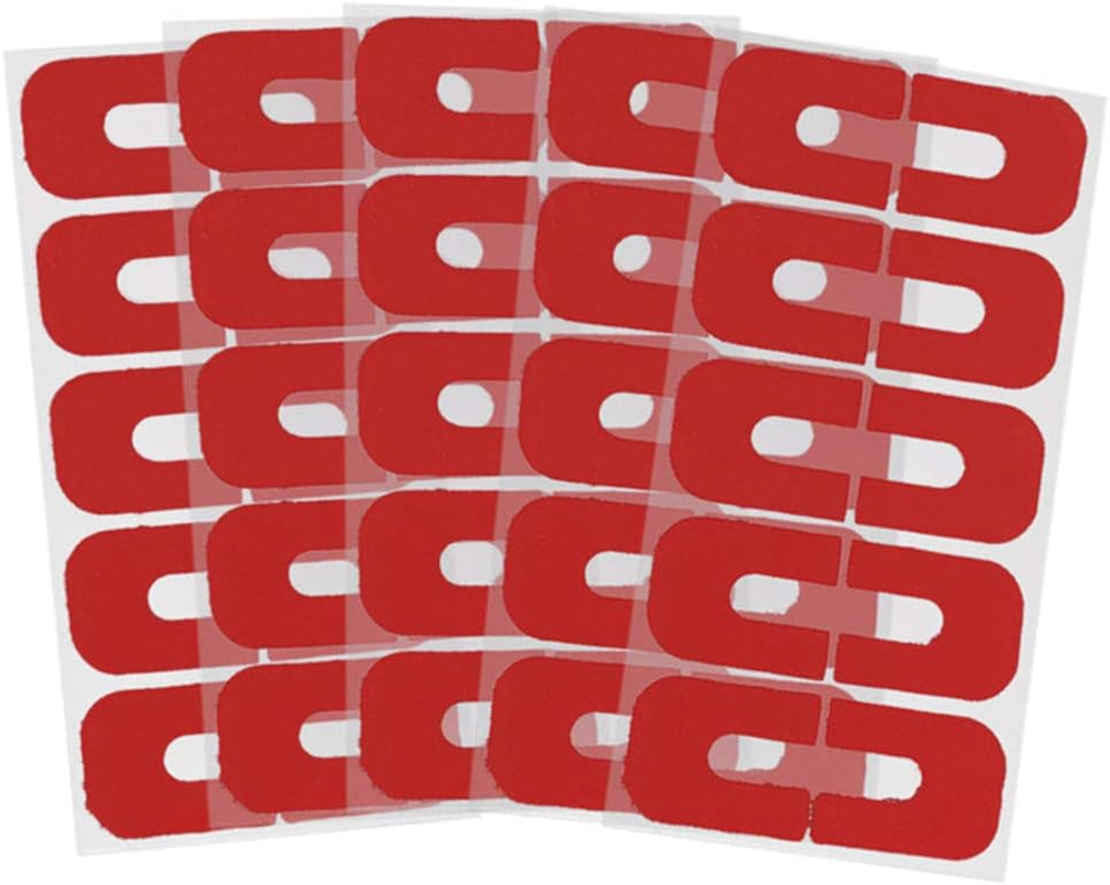 150Pcs/-Shape Red Tape Nail Polish Protectors Cover image number 5