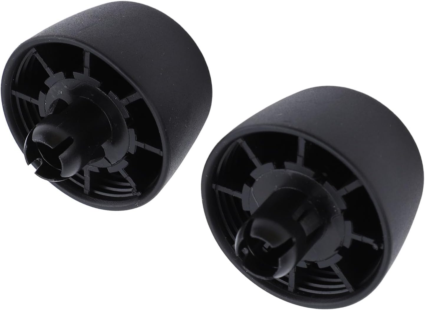 Pair of Car Hood Bumper Stop, Black Rubber Rubber Hood Stop Support Bonnet Bumper Pad Easy Installation 55395650AD Bonnet Bumper Cushion for JK One 2007 to 2018 image number 2