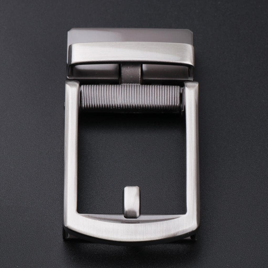 NC Premium Automatic Belt Buckle Replacement Ratchet Belt Slide Belt Accessory - Gunmetal Gray, 8X4X2Cm image number 2