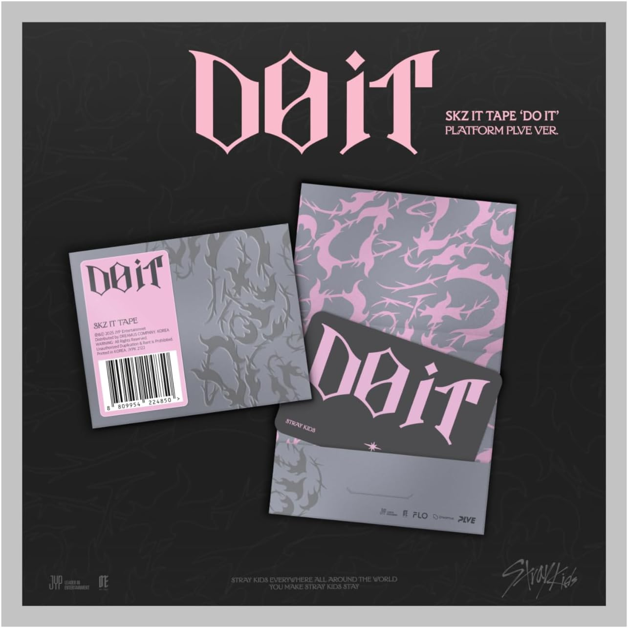 Stray Kids DO IT SKZ IT TAPE Album with Tracking Sealed (DO 2 Version Set : Do+1Accordion) image number 5