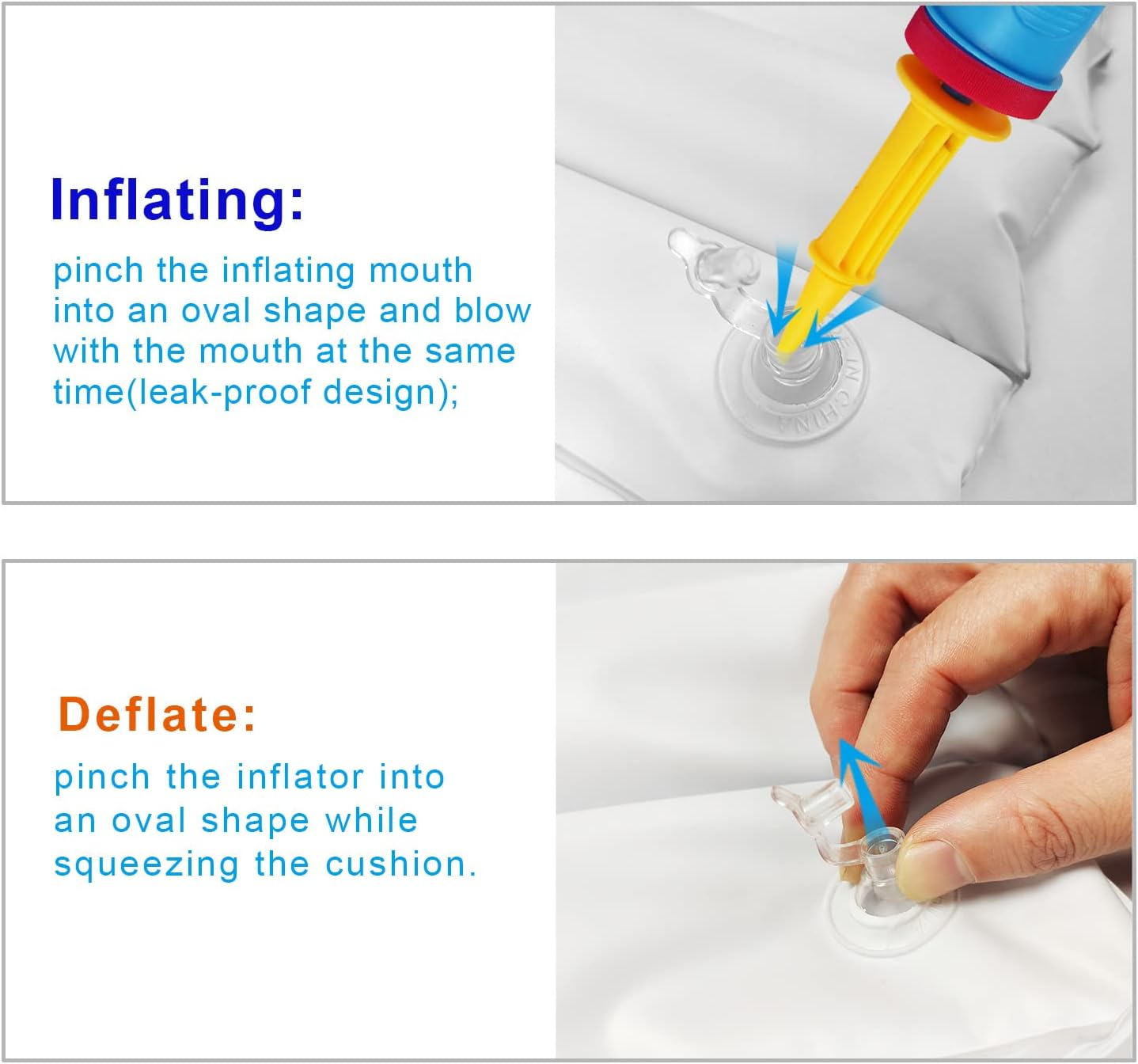 High Chair Cushion for IKEA Antilophigh Chair, Inflatable Baby High Chair Cushion, Built-In Inflatable Cushion, Highchair Insert and Cover, Replacement Comfortable Sitting for Supporting (Dinosaur) - Stone image number 4