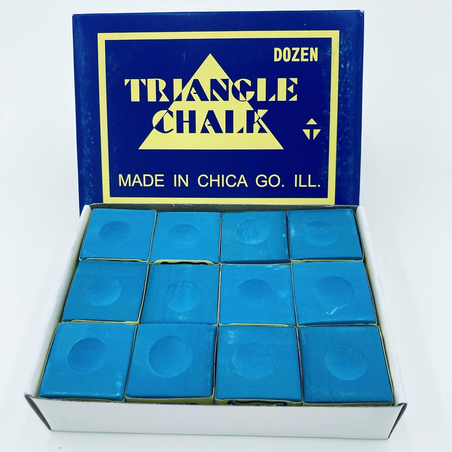 Pool Cue Chalk Cubes, 12-Pack -Table Billiardsstick Bulk Supplies image number 4