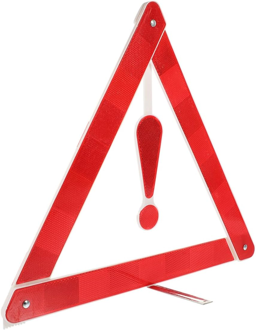 Reflective Car Warning Triangle Emergency Road Safety Sign for Breakdown and Maintenance Design for Vehicle Trunk Storage High Visibility Emergency Triangle for Roadside Safety image number 4
