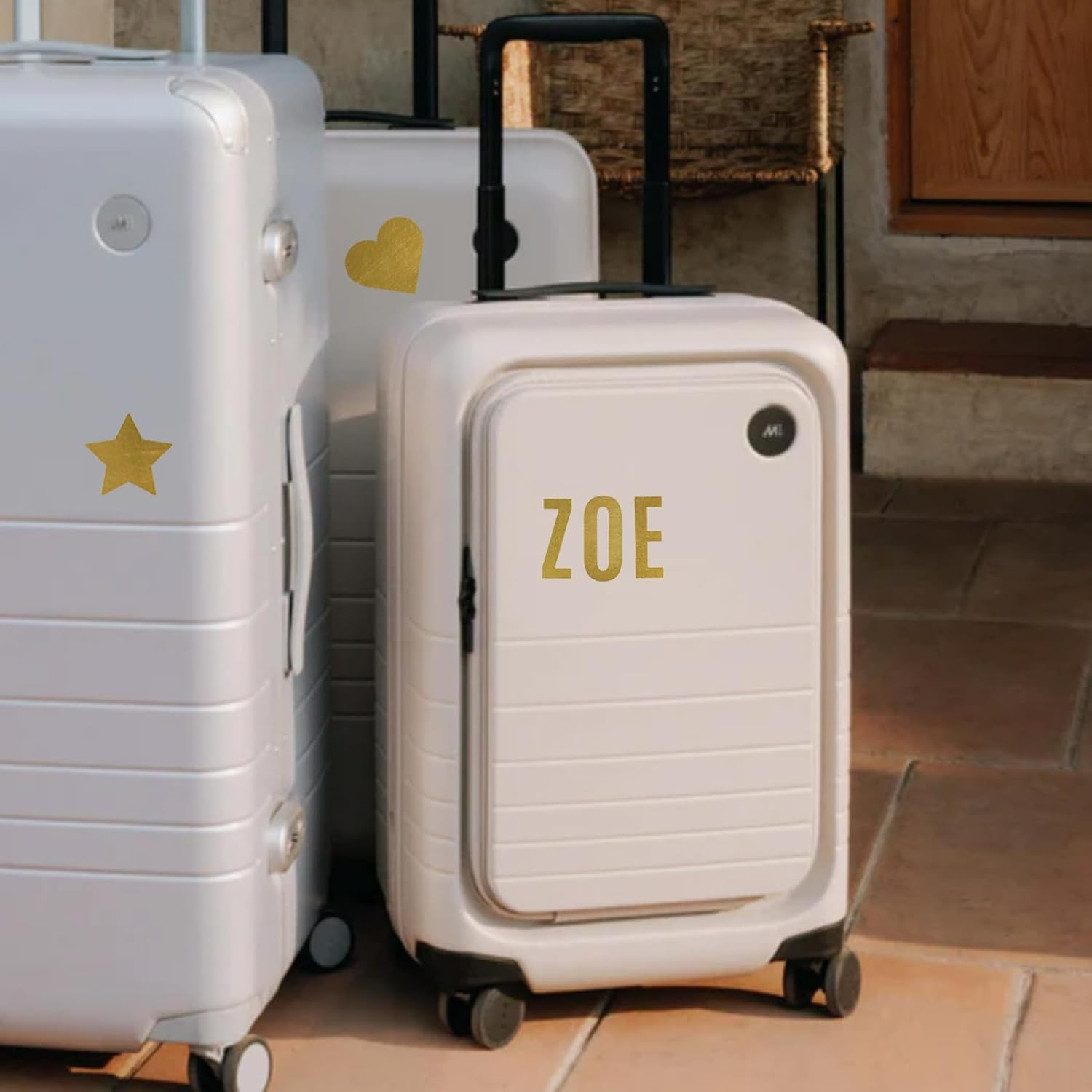 500Pcs Large Letter Stickers Gold Big Font Alphabet Numbers 2.5 Inch Self-Adhesive Decal Sticker for Bulletin Board Poster Scrapbook Mailbox Cars Classroom Decor - Gold image number 6