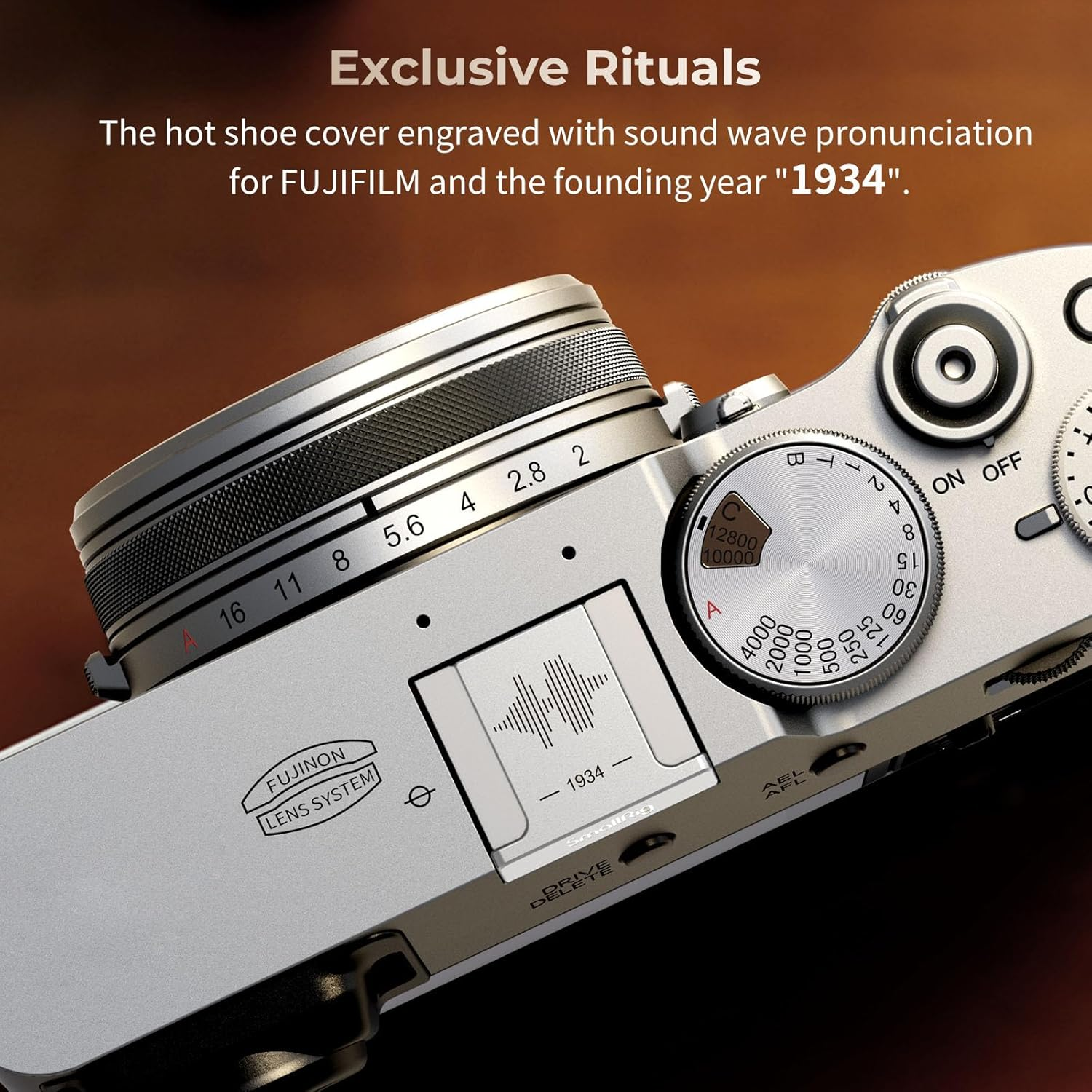 SMALLRIG Hot Shoe Cover for FUJIFILM Cameras, for FUJIFILM X-T3/X-H2/X-H2S/X-S20/X-E4/X-E3/X-Pro3/X100Vi/X100V/X100F/Gfx50R/Gfx100S/Gfx100Ii (Silver) - 4697 image number 4