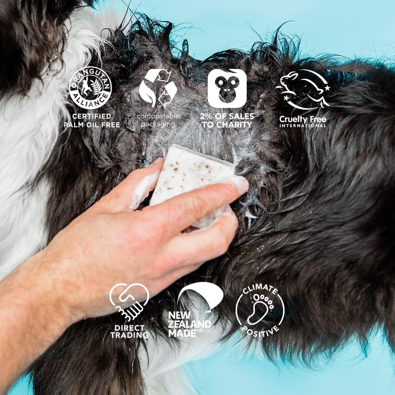 Dogs Solid Shampoo Bar - Sensitive 110G image number 2