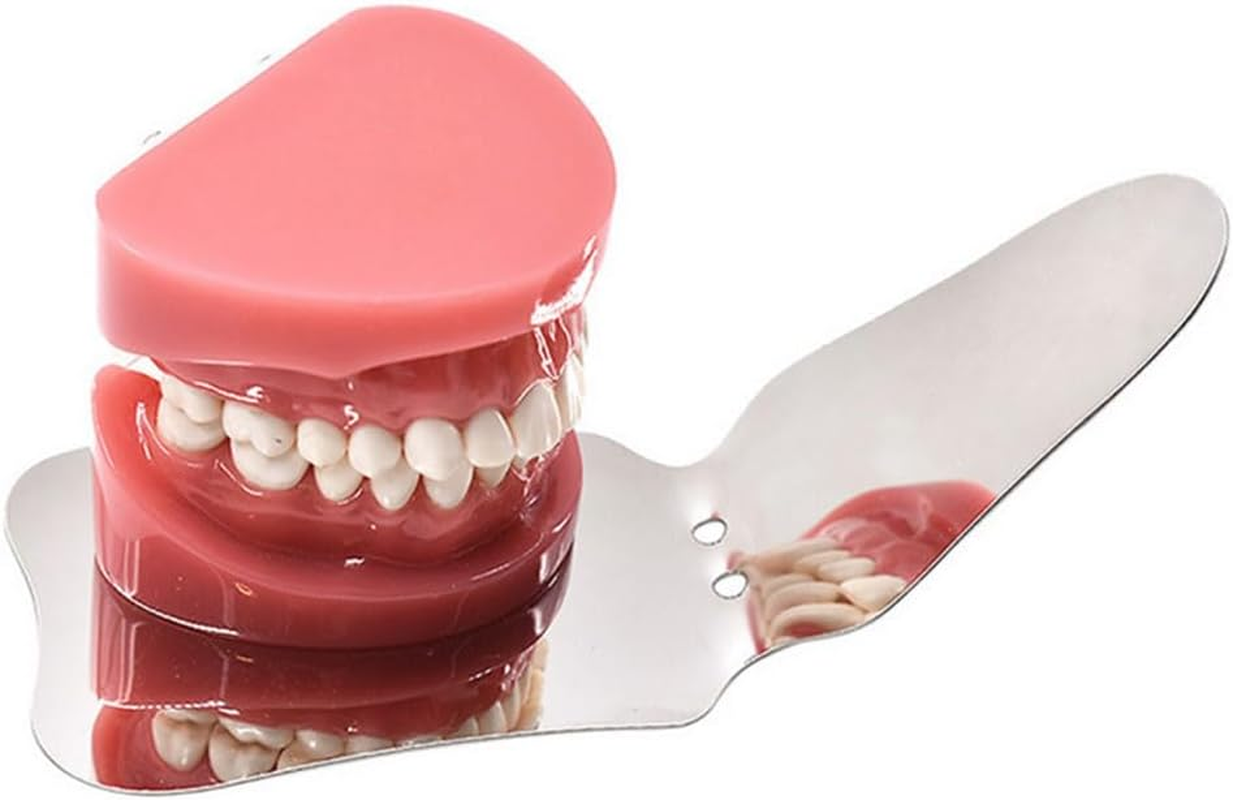 Dental Orthodontic Photography Reflector Mirror Photographic Intra-Oral Stainless Steel Bendable Image Reflector Occlusal Mirror Instrument (#15) image number 2