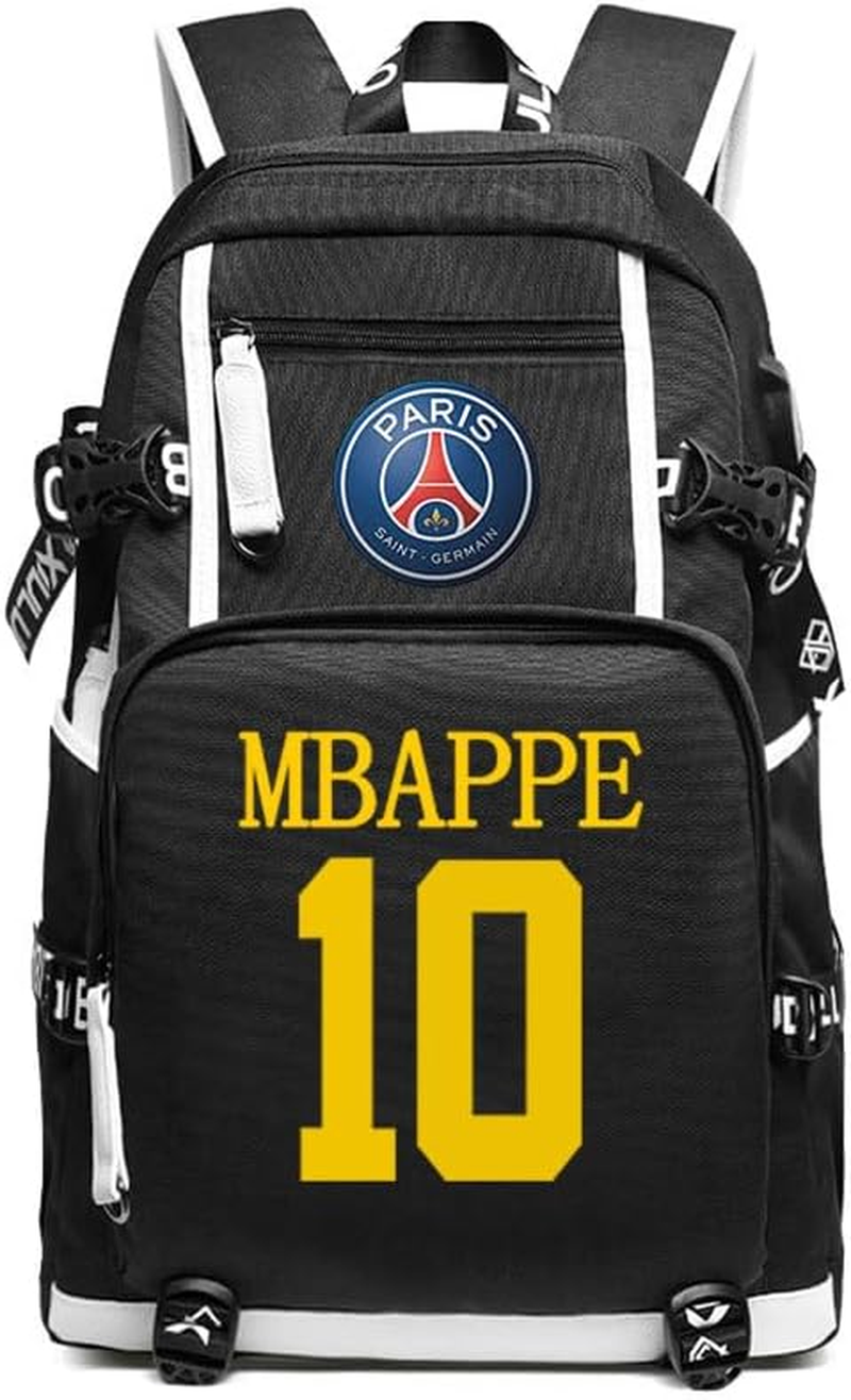 Soccer Player Star MBP Brother Backpack Travel Student Football Fans Bookbag for Men Women image number 1