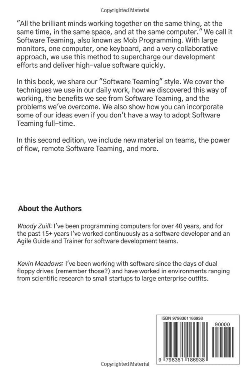 Software Teaming: a Mob Programming, Whole-Team Approach image number 2