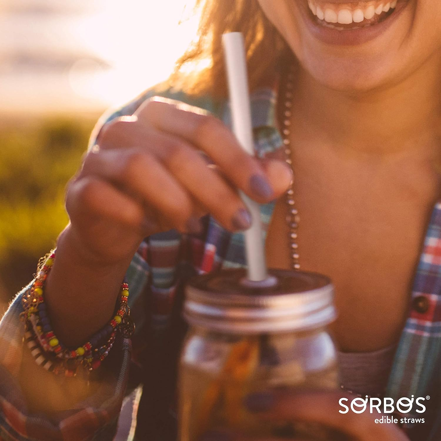 Sorbos - Various Flavours Edible Straws Sustainable, Individually Wrapped, Allergen-Free, Gluten Free, 100% Biodegradable (Pack of 200) image number 3